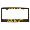 Navy Auto License Plate Frame