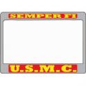 USMC Semper Fi  Motorcycle License Plate Frame