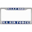Air Force Dad Auto License Plate Frame
