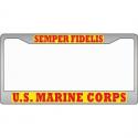 Marines Semper Fidelis Auto License Plate Frame