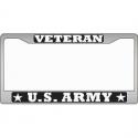 Army Veteran Auto License Plate Frame