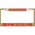  Marine Veteran Auto License Plate Frame