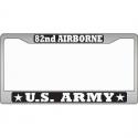 Army 82nd Airborne Auto License Plate Frame
