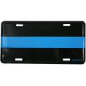 Blue Stripe License Plate