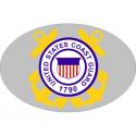 US Coast Guard Circle Auto Magnet