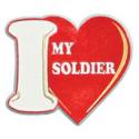  I Heart my Soldier Magnet