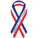 Support Our Troops Red White and Blue Ribbon Magnet