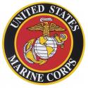 US Marine Corp Crest Large Auto Magnet