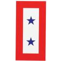Two Blue Star Service Auto Magnet