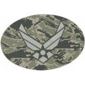 Air Force ABU Pattern with Wing Oval Auto Magnet