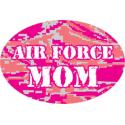 Air Force Mom Pink ABU Digital Oval Auto Magnet