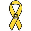 Army Star Logo Yellow Ribbon Auto Magnet