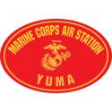 USMC AIR STATION YUMA OVAL MAGNET
