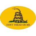 DONT TREAD ON ME OVAL MAGNET