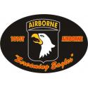 101st Airborne Oval Auto Magnet