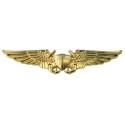 Naval Flight Officer Gold Metal Auto Emblem