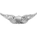 Army Pilot Wings Basic Metal Auto Emblem