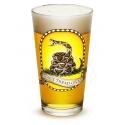 DONT TREAD ON ME PINT GLASS