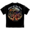 HOME OF THE FREE BECAUSE OF THE BRAVE T-SHIRT