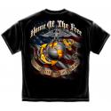 USMC HOME OF THE FREE BECAUSE OF THE BRAVE T-SHIRT
