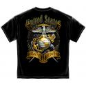  USMC CROSSED SWORDS FOIL T-SHIRT