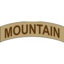 Mountain Tab Decal  (Tan)