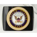 UNITED STATES NAVY CHROME PLATED HITCH COVER