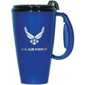 US Air Force Hap Wings 16 oz Travel Mug with  Lid