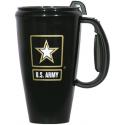 Army Star 16 oz Travel Mug with Black Lid