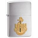 Navy Anchor Emblem Zippo Lighter
