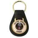 Army United States Army with Crest Leather Key Fob