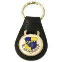 Air Force 45th Space Wing Leather Key Fob