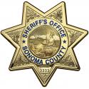 Sonoma County, California Sheriff's Department Badge All Metal Sign With Your Ba