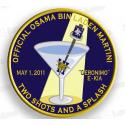Official Osama Bin Laden Martini Patch