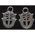 Special Forces Sterling Silver Crest Charm