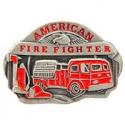 Fire Fighter Volunteer Pewter Pin