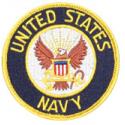 United States Navy with Crest Patch
