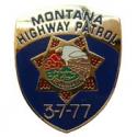Montana Highway Patrol Police Patch Pin