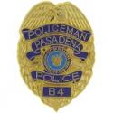 Pasadena, CA Police Badge Pin