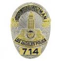 Los Angeles Policewoman, CA Police Badge Pin