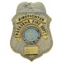 Pasadena Fire Department Badge Pin