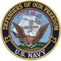 Defenders Of Our Freedom US Navy Patch 