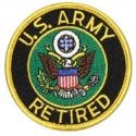 US Army Retired Crest Patch 