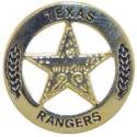Rangers, TX Police Badge Pin