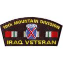 Army 10th Mountain Division Iraq Service Ribbon Patch 