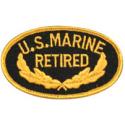 US Marine Retired Oval Patch 