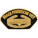 Operation Iraqi Freedom Veteran Action Badge Pin 
