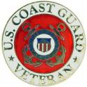 Coast Guard Veteran Pin