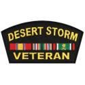 Desert Storm Veteran with Ribbon Cap Emblem