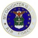 My Daughter in the Air Force Logo Pin